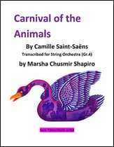 Carnival of the Animals Orchestra sheet music cover